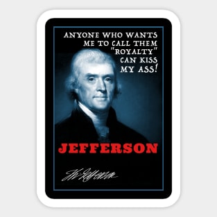 THOMAS JEFFERSON Sticker